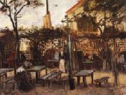 Vincent Van Gogh The Guingette at Montmartre oil painting